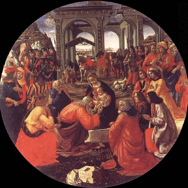 The adoration of the Konige, Domenico Ghirlandaio